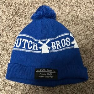 Dutch Bros Blue Knit Beanie